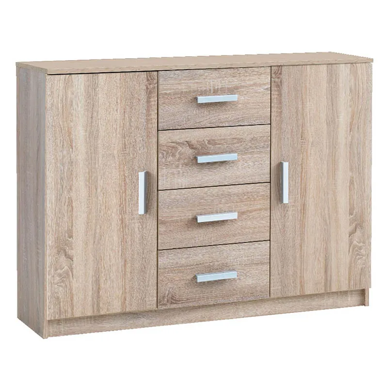 xx-Modern 2 Door Oak Wood Living Room Buffet Cabinet Sideboard^