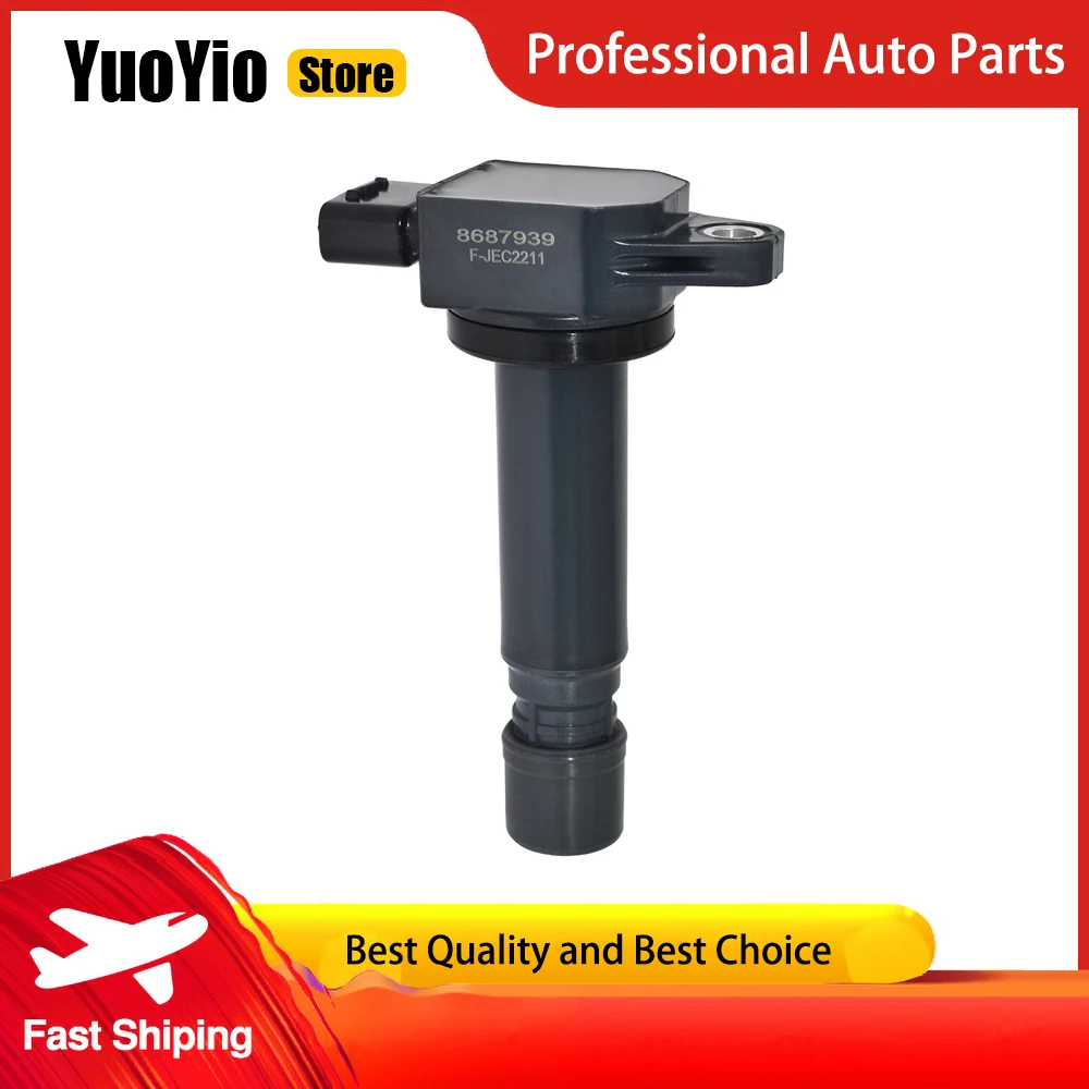 YuoYio 1pcs New Ignition Coil 8687939 For VOLVO S80 XC90 2005-2011