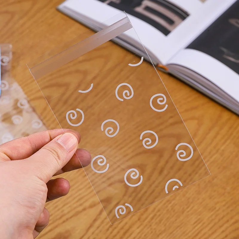 50 Stück OPP 8x10cm Transparente Niedliche Selbstklebende Beutel Geschenkbeutel Selbstklebende Plastiktüten für Anime-Pins, Kpop-Abzeichen, Kekse, Süßigkeiten – Detail 7