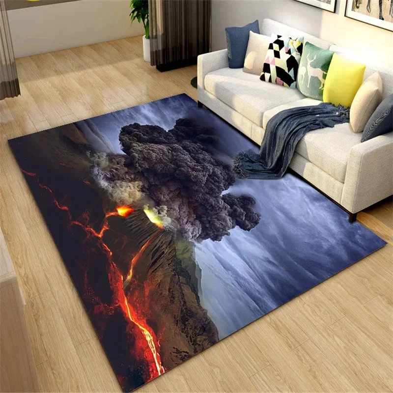 Volcanic Magma Series Carpet Living Room Home Hallway Doormat Bedroom Kitchen Bath Rugs Decoration Kids Play Non-slip Floor Mat