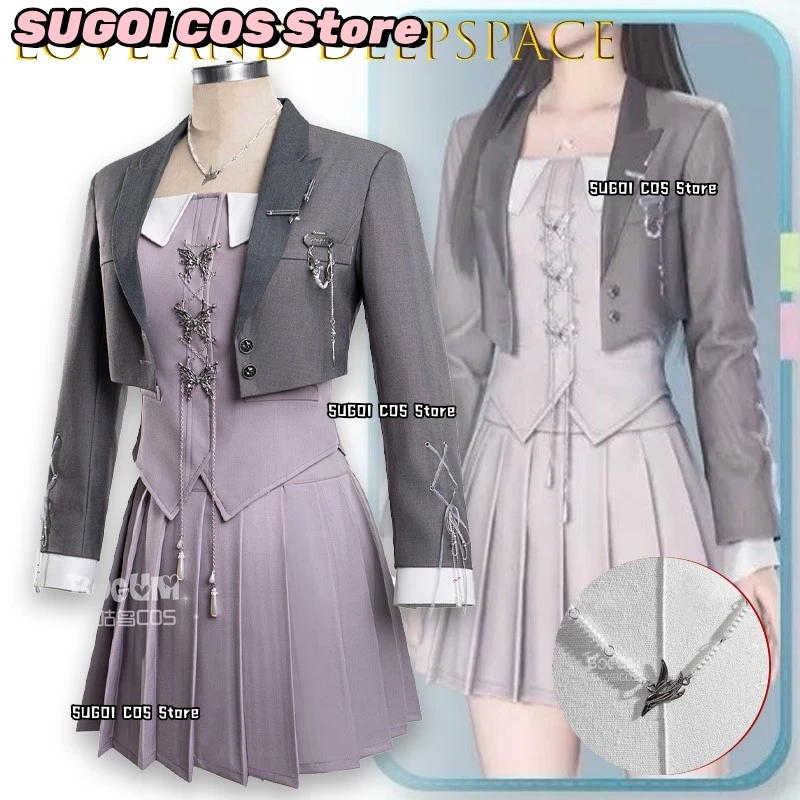 

{SUGOI COS} Косплей Костюм Alien And Deepspace Шепиты сердца Main Control Повседневное платье Аниме Хэллоуин Игра Маскировка