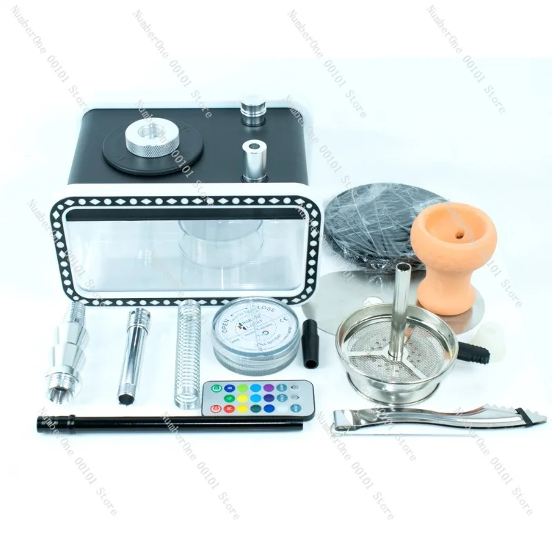 

Акриловый светодиод | Арабский кальян с двойной трубой, полный комплект кальяна