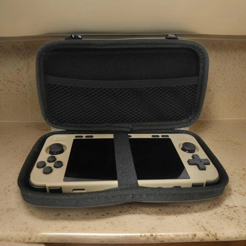 Carrying Case for Retroid Pocket 4 Scratchproof Storage Box Handheld Console Shockproof Protector Case with Pocket