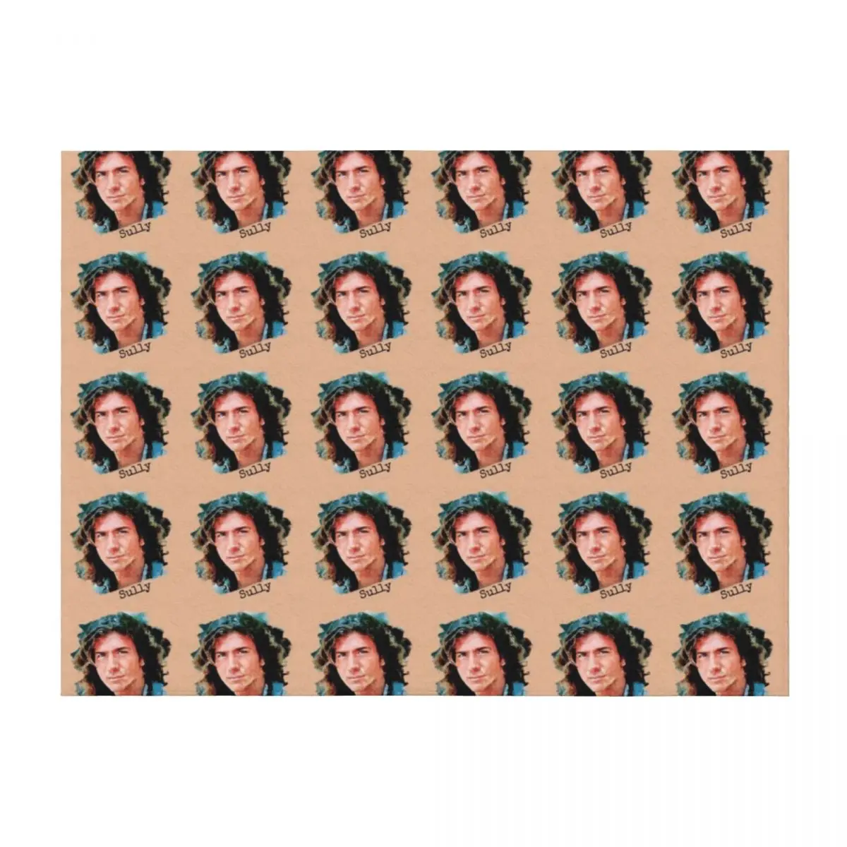 

Byron Sully Dr Quinn Medicine Woman Throw Blanket Decoratives Single warm winter Personalized Gift Blankets