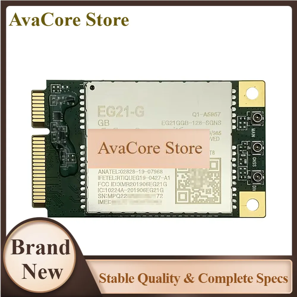 AvaCoreNew EG21-G Mini PCIe LTE Category1 Global Module Worldwide LTE UMTS/HSPA GSM/GPRS/EDGE Coverage GPS GLONASS BeiDou Galile