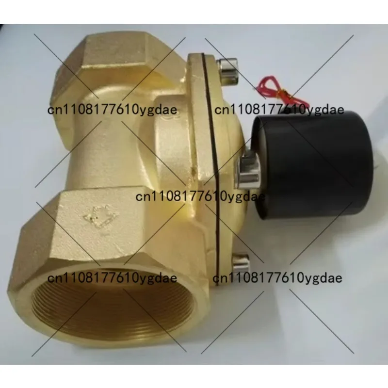 

2 Way Brass Water Valve 3 Inch Solenoid Valve 220V AC Normally Close Wire Lead Type Large Solenoid Valves 2W800-80