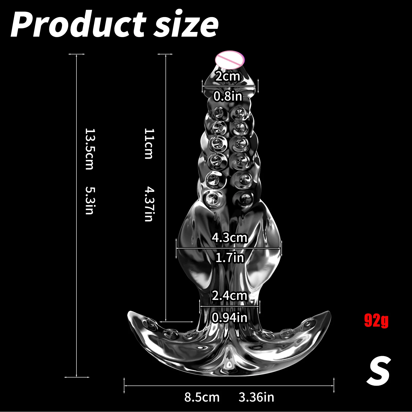 3 حجم المكونات الشرج شفافة لارتداء غير مرئية الشرج توسع الكبار النساء الرجال مثلي الجنس بعقب المكونات الشرج الاستمناء للكبار 18 + #6