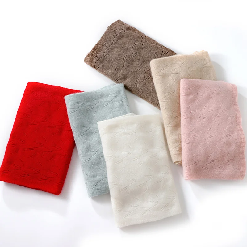 KOIJINSKY New Cashmere 175*40 Women in spring, autumn and winter, soft warm needle knitted scarf