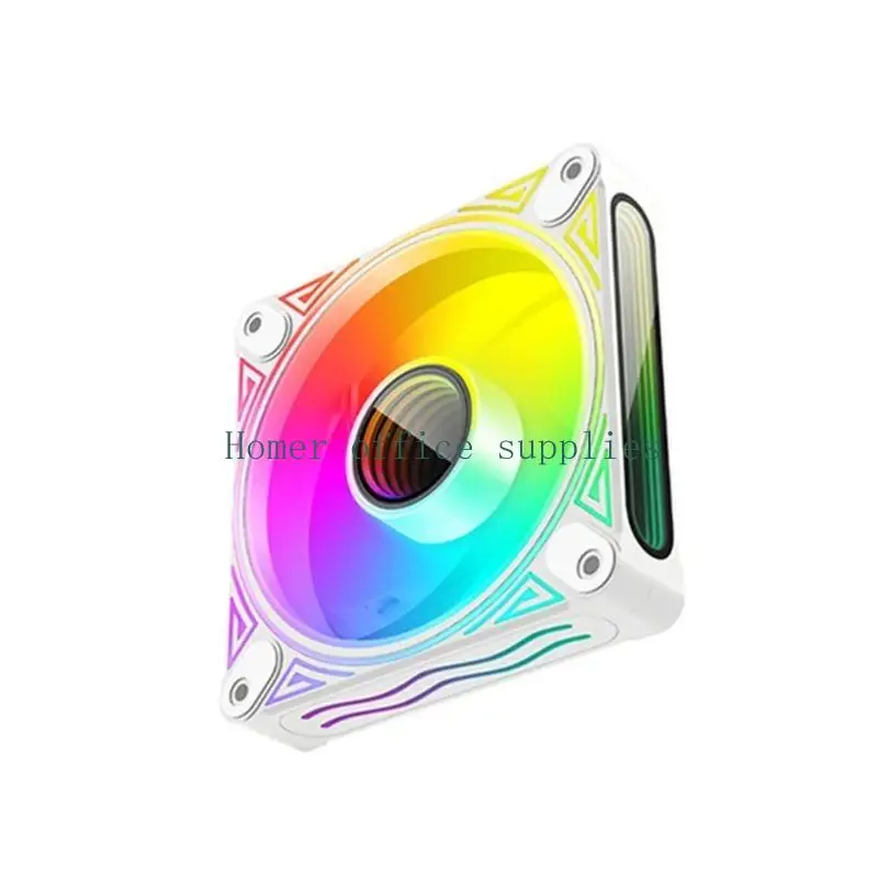 

K43B 120 мм RGB вентилятор корпуса вентилятор охлаждения настольного компьютера 5 В 3-контактный ШИМ вентилятор охлаждения