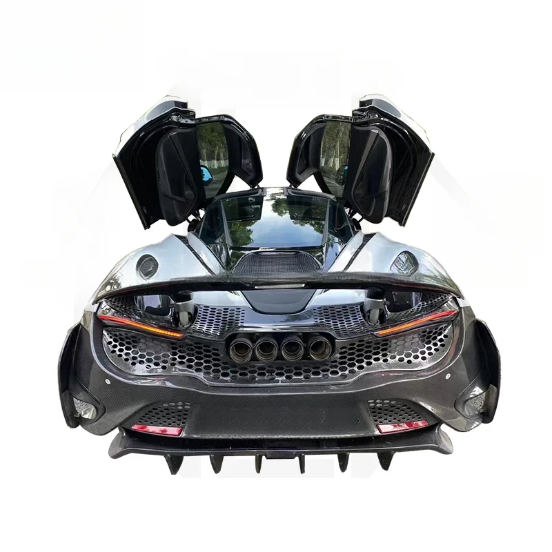 Auto Accessories Real Carbon Fiber Facelift Body Kit Assembly For 720S 2017‑Up Consists Of Front Rear Bumper Side Skirts