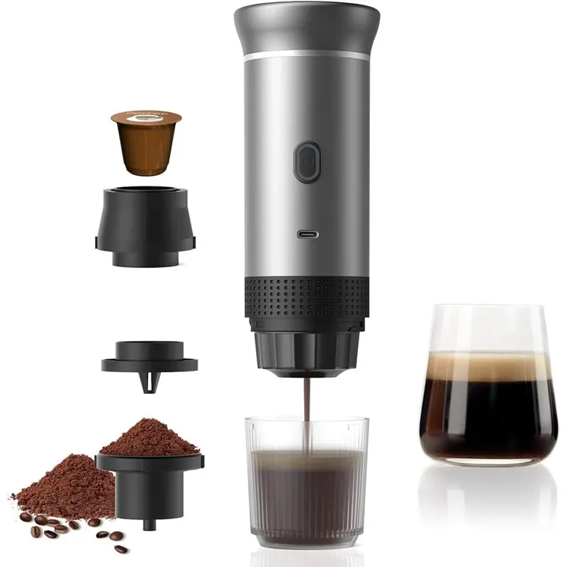 

M02K-Portable Espresso Coffee Machine Ideal For Home & Travel Ideal For Home & Travel