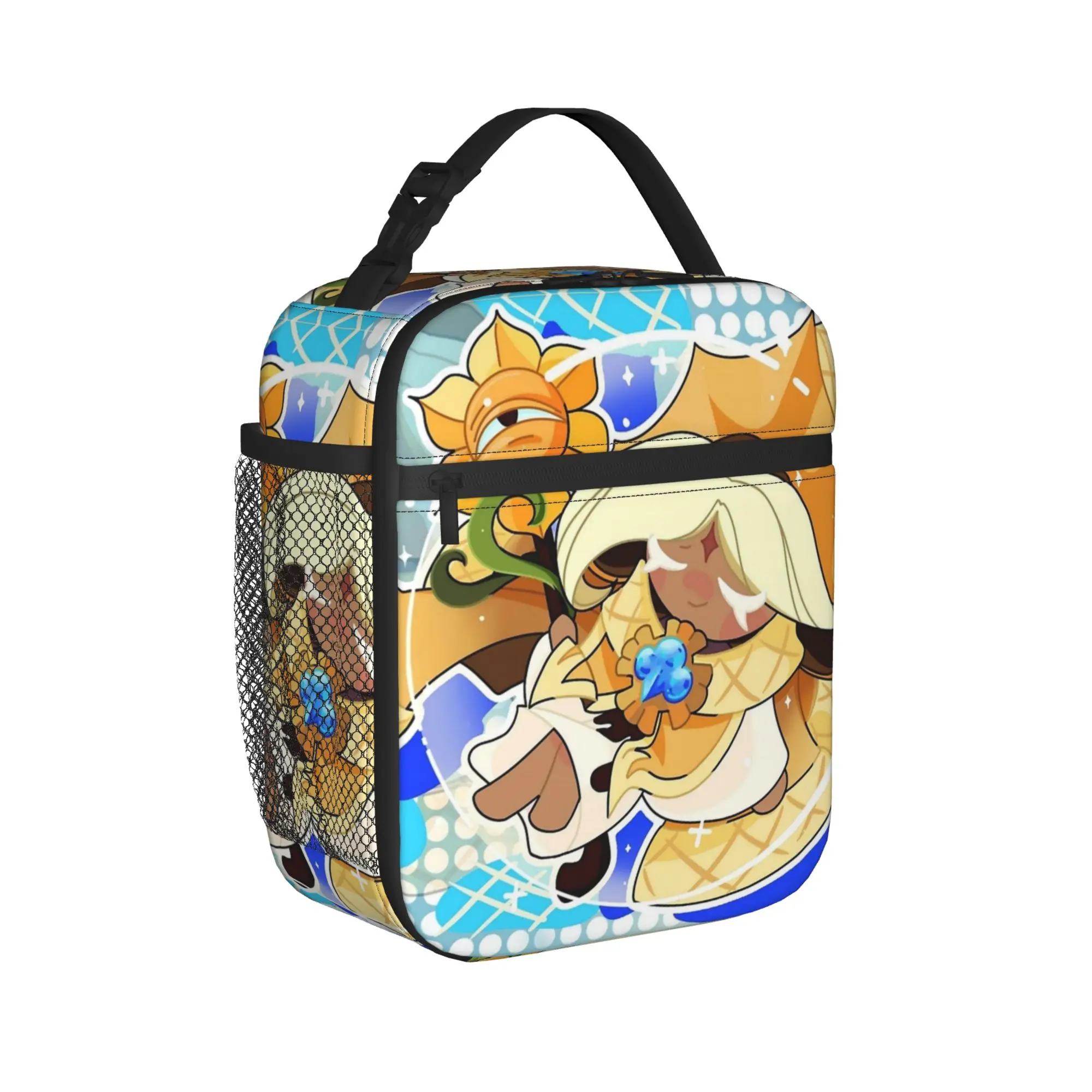 pure vanilla Insulated Lunch Bags Large Cookie Run Kingdom Lunch Container Cooler Bag Lunch Box Tote College  Food Handbags
