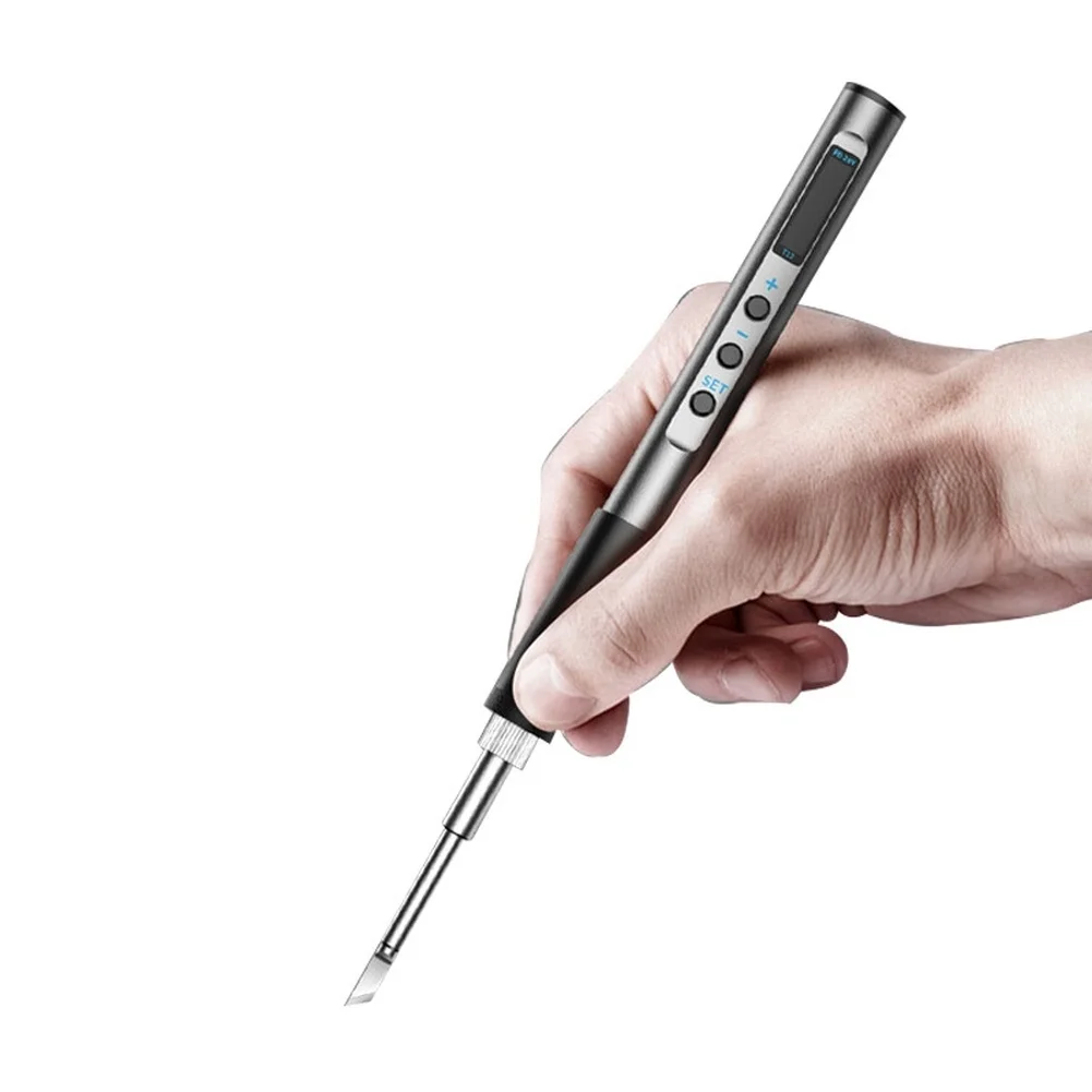T12PRO PD 65W Soldering Iron with Digital Display 180-450C Range Real-Time Temperature Monitoring Type C Input