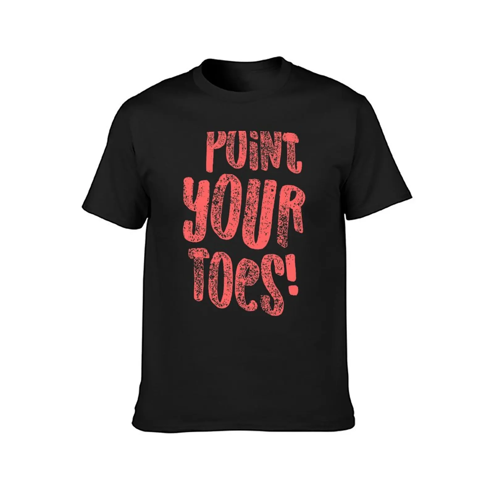 Point Your Toes Gymnastics Shirt Pink T-Shirt summer clothes blacks t shirts for men pack