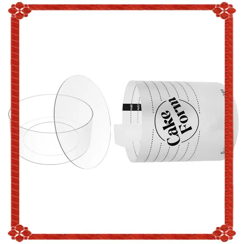 

24-часовая доставка кольца для выпечки торта, регулируемая форма для круглых колец, выдвижные инструменты для помадки, акриловое кольцо для мусса для тортов