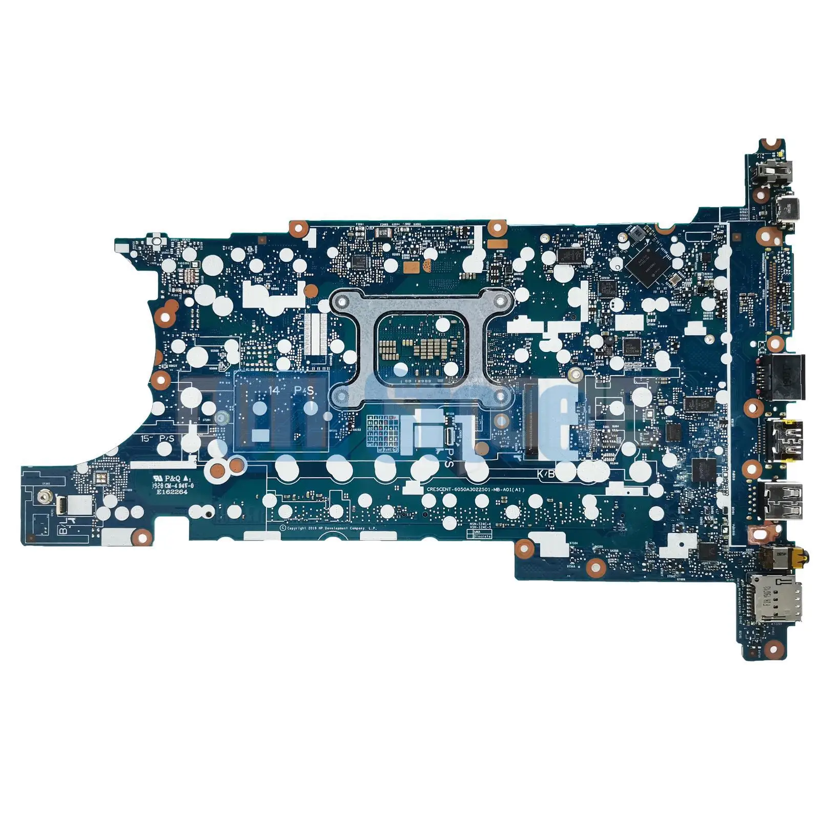 Placa-mãe portátil para HP EliteBook, CPU, i5, i7, 8ª geração, L62759-601, L62758-601, L62758-601, DDR4, 6050A3022501-MB-A01