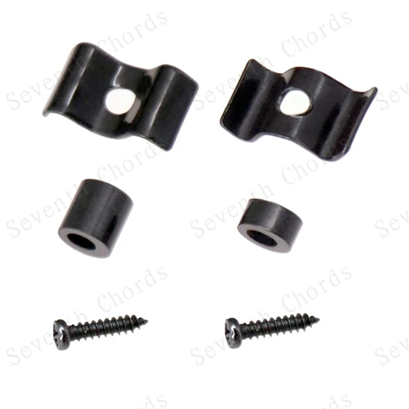 4 Sets/Lot goldene Gitarrensaitenhalter für E-Gitarren-Zubehörteile, Musikinstrumente – Detail 11