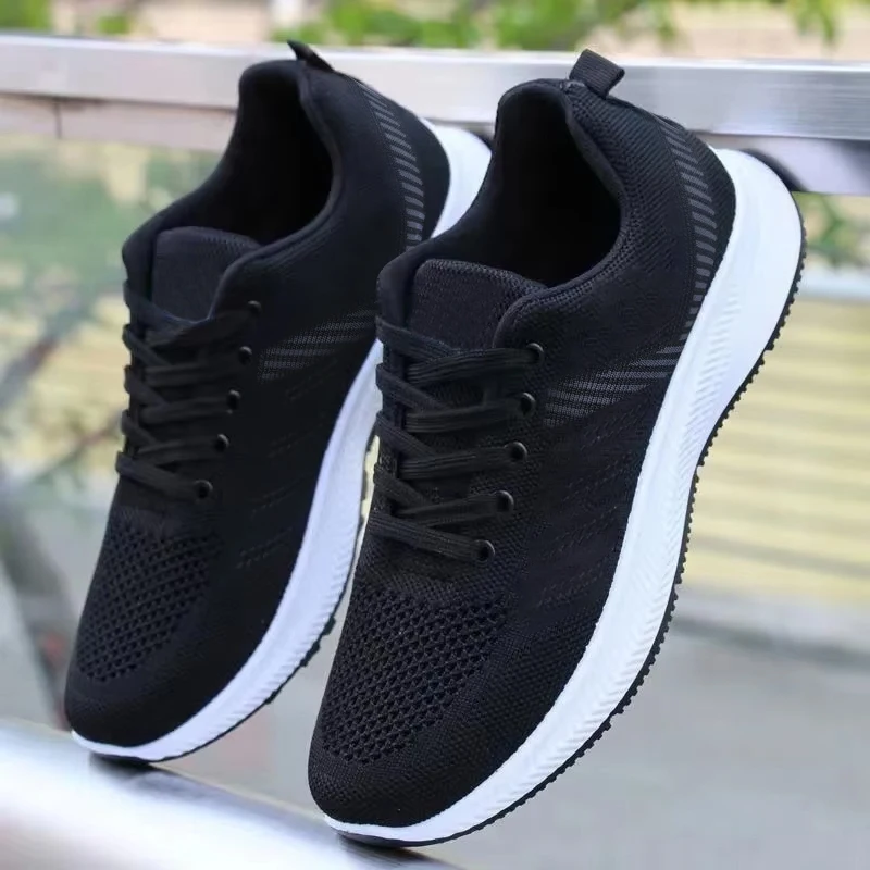 Men's casual light mesh sports shoes summer breathable cool running shoes fashion soft sole comfortable non slip male'ssneakers image 4