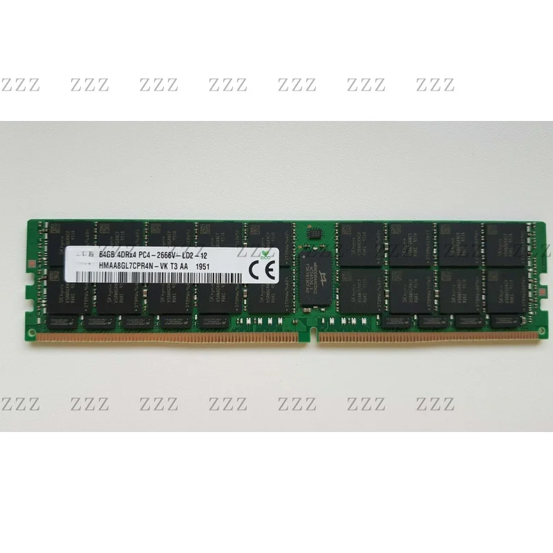 ZZ For SKHynix 64GB 4DRx4 DDR4-2666MHz PC4-21300 ECC RAM Server Memory DIMM DDR4-2666