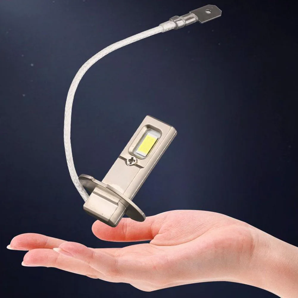 Светодиодная противотуманная лампа H3 6000K для автомобилей и внедорожников 8000LM Яркая конструкция 12 В 36 Вт Улучшенная видимость и производительность