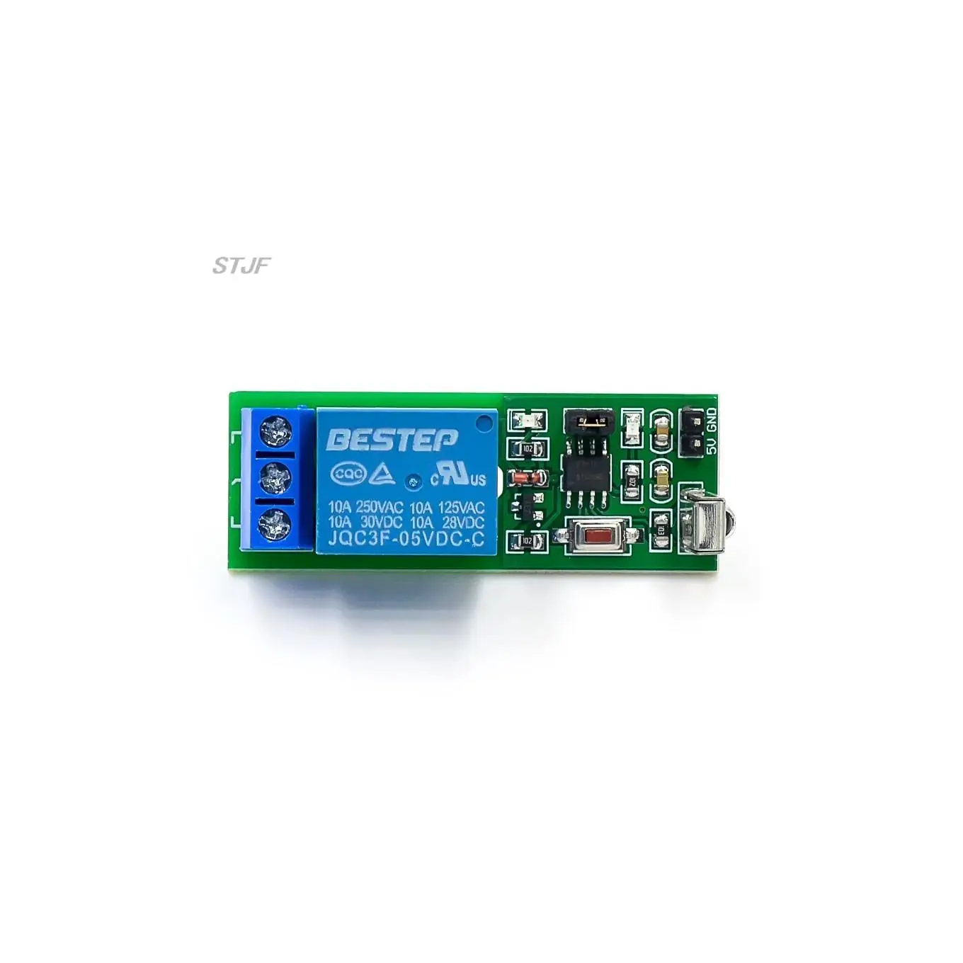 IR 1 Channel Infrared Receiver Driving Switch Relay Driver Module Board 5V + Active Remote Controller