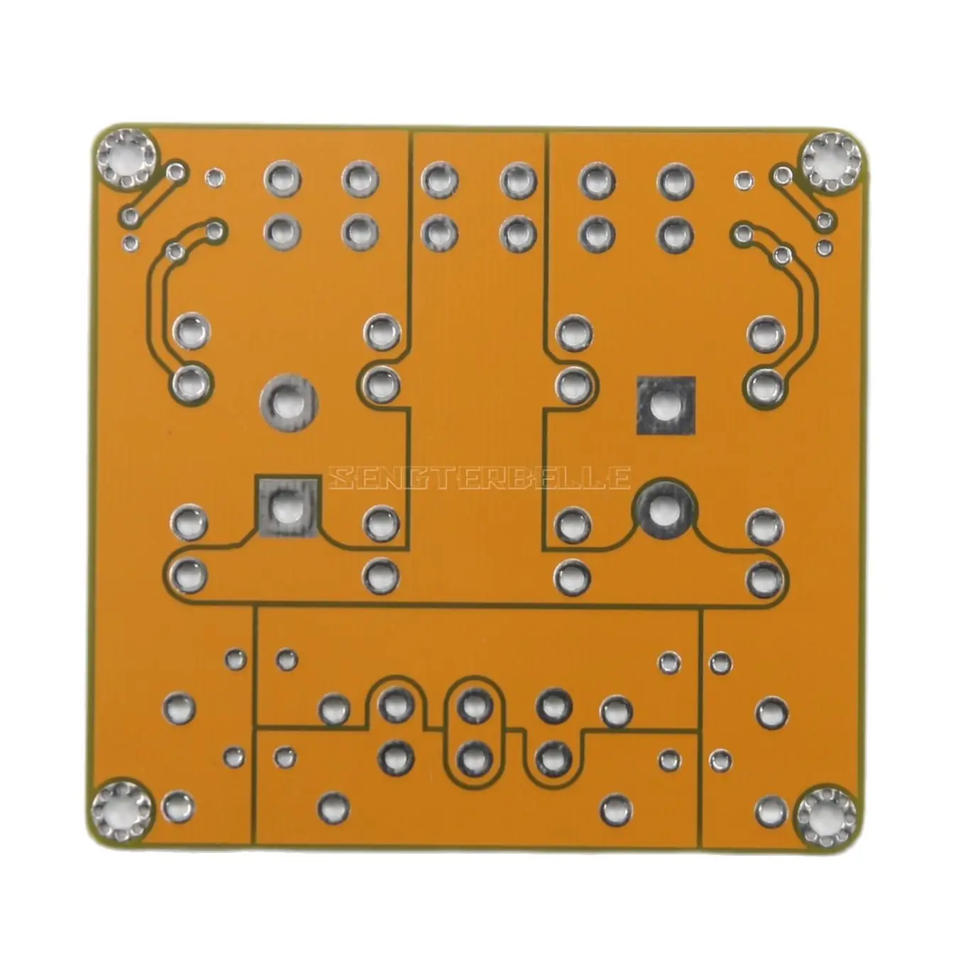 Audio Amplifier Rectifier Filter Dual Power Supply Board PCB Can Install 8 Capacitors