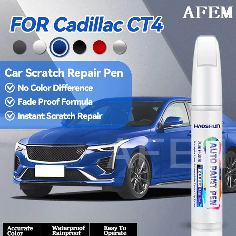Specialized Automobiles For Cadillac CT4 Paint Repair Pen Touch Up Scratch Remover DIY Auto Accessories Black White Blue Brown R