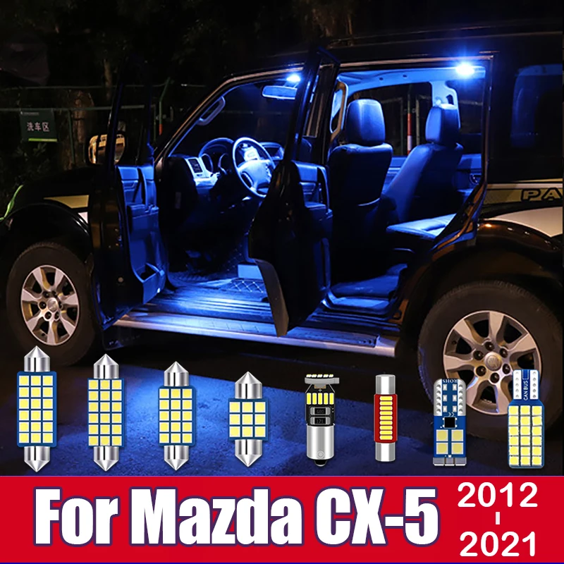 

For Mazda CX5 CX-5 KE KF 2012 2013 2014 2015 2016 2017 2018 2019 2020 2021 Car LED Interior Dome Lamp Trunk Light Accessories