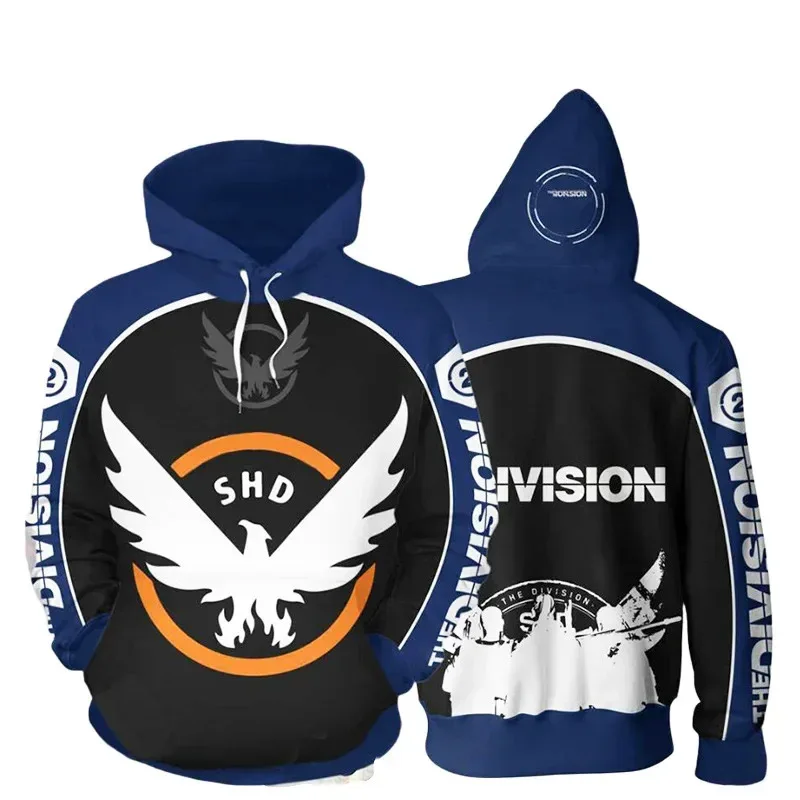 2025 11 لعبة توم كلانسي القسم 2 البلوز هدم هوديس تأثيري البلوز Sharpshooter سترة سستة مقنعين Clo