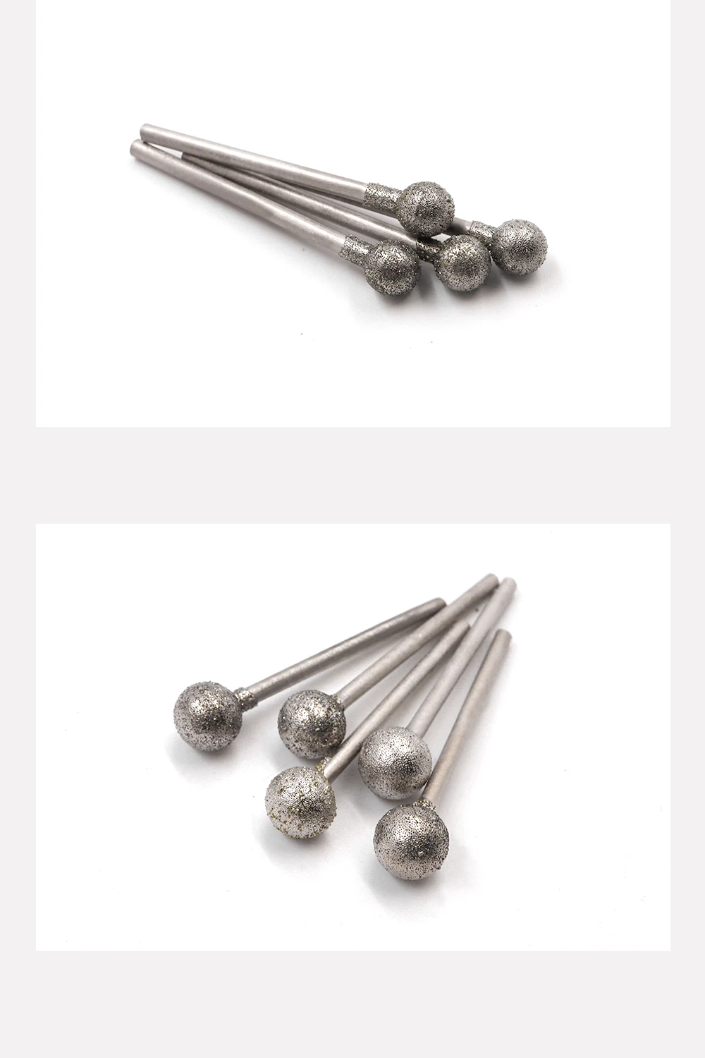 Professionelle Präzisions-Diamantschleifbits - 3mm Schaft Rotationswerkzeug-Zubehör zum Schnitzen, Polieren & Gravieren – Detail 8