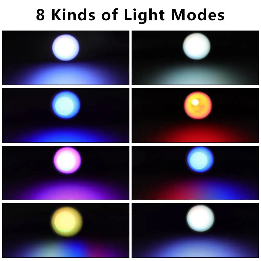 GLOBACT RC Chassis Light Kit 8 lichtmodi 8 lampkralen voor 1/10 TRX4/Bronco/1979 RC Crawler Accessoires