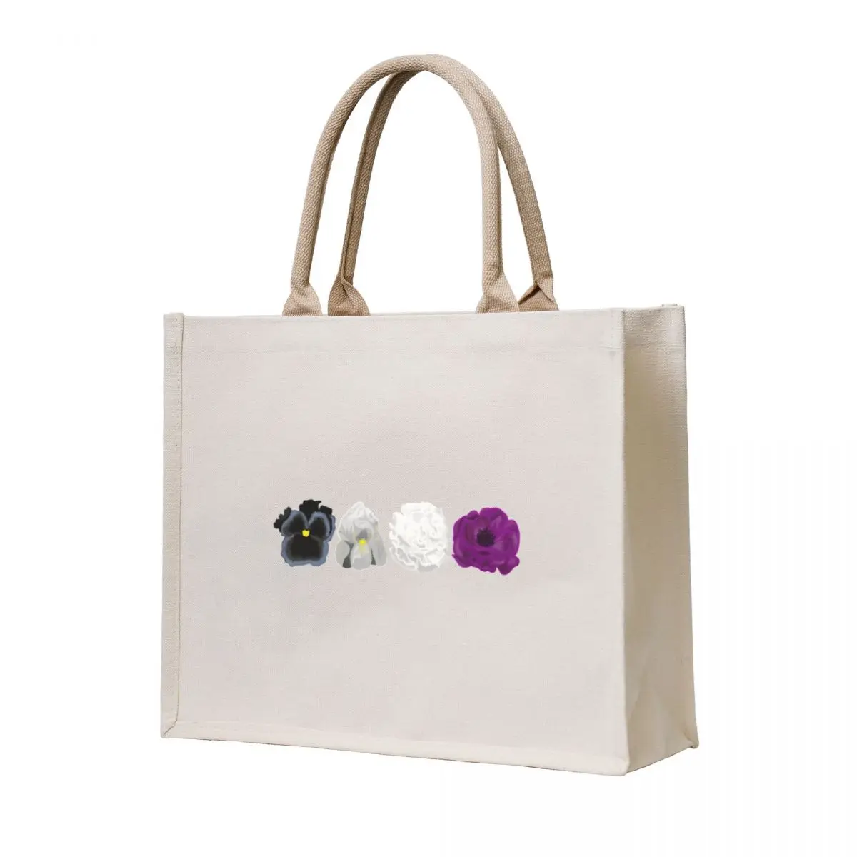 

subtle ace pride flowers Tote Bag Eco bag eco bag folding Gift bags