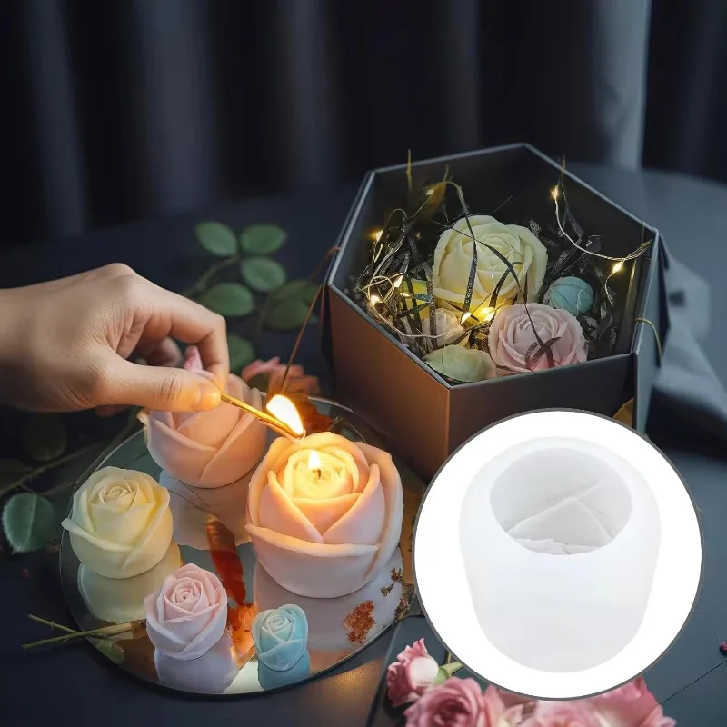 3D Erdbeere Aromatherapie Kerze Silikonform DIY handgefertigt romantisch duftend für Valentinstag Party Home Decor Geburtstagsgeschenk – Detail 14