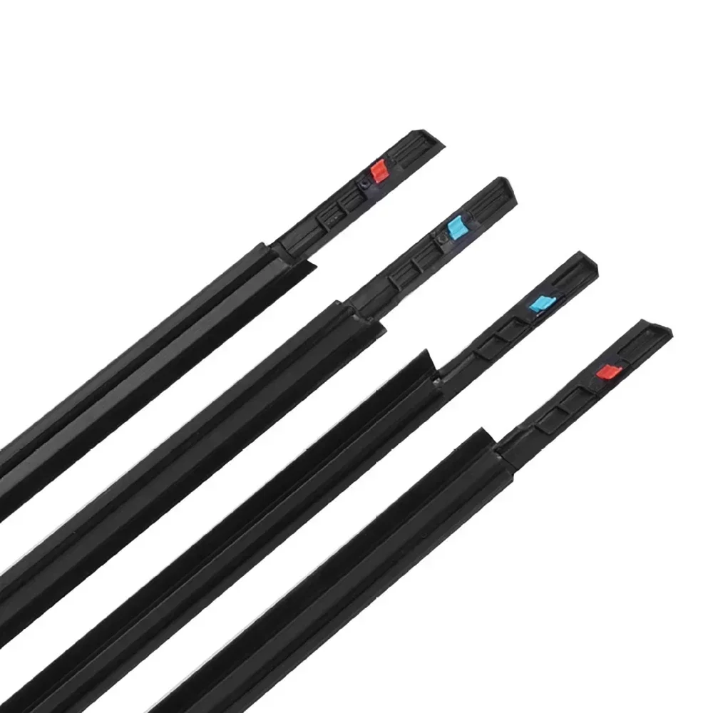 4Pcs Window Weatherstrip Outer Door Glass Moulding Trim Sealing Belt Weather Stripers For Suzuki SX4 Hatchback 83811-56K00-000