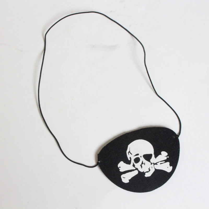 12 Stücke Rolle Spielen Piraten Augenklappe Ein Auge Skelett Augenklappen Für Halloween Weihnachten Piraten Thema Party – Detail 8
