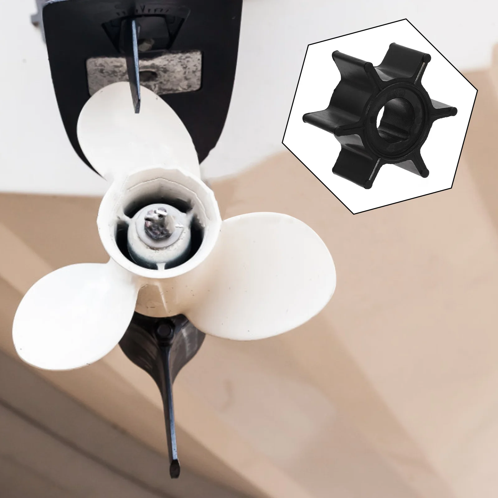 

Rubber Impeller For Water Utility Replacement Transfer Pump Part Durable Direct Fit Easy Install Water Pump Impeller