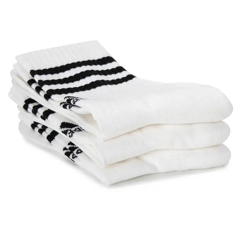 Popular Adidas Unisex Socks, Three Pairs, Low-Cut Breathable Sports Training Casual Socks Ht3458