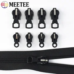 5/10/20Pcs Universal Zipper Slider for Nylon Metal Resin Zippers Tapes 3# 5# Zip Puller Head Bag Cloth Luggage Auto Lock Sliders