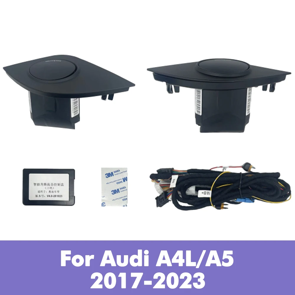 32 kleuren Voor Audi A4 A5 A6 A7 Q5 Q7 Q8 LED Lifting Tweeter Speaker Auto Instrument Elektrische Treble hoorn Decoratie Deel