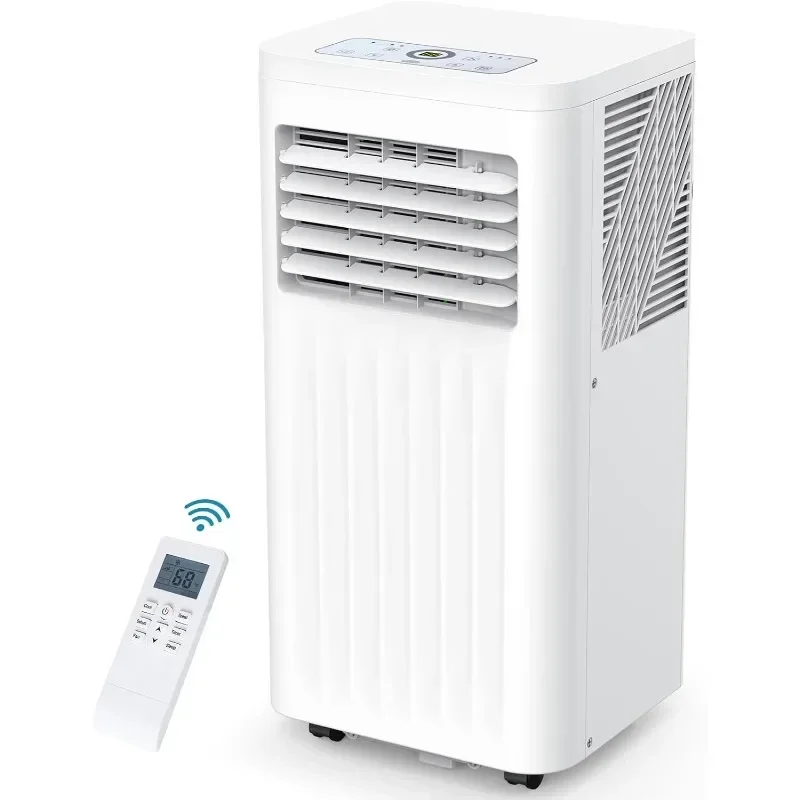 Joy Pebble AC portabel dengan kipas pendingin Dehumidifier pengatur waktu Mode tidur, pengendali jarak jauh dan peralatan jendela