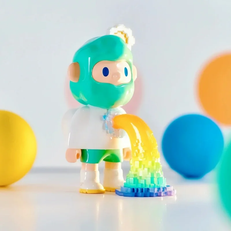 New Finding Unicorn Farmer Bob Next Generation Pixel Universe Series Toys Cool Figures Model Desktop Decoration Birthdays Gifts