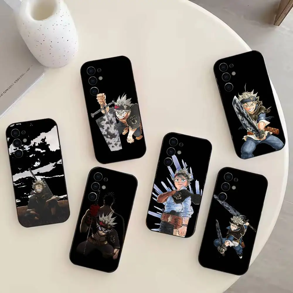 Anime Cool A-Asta  Phone Case For Samsung S25,S24,S21,S22,S23,S30,Ultra,S20,Plus,Fe,Note,10,9,5G Black Cover