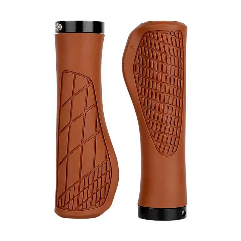 1Pair MTB Bike Handlebar Grips Anti-skid Comfortable Lockable Soft Rubber Cycling Parts