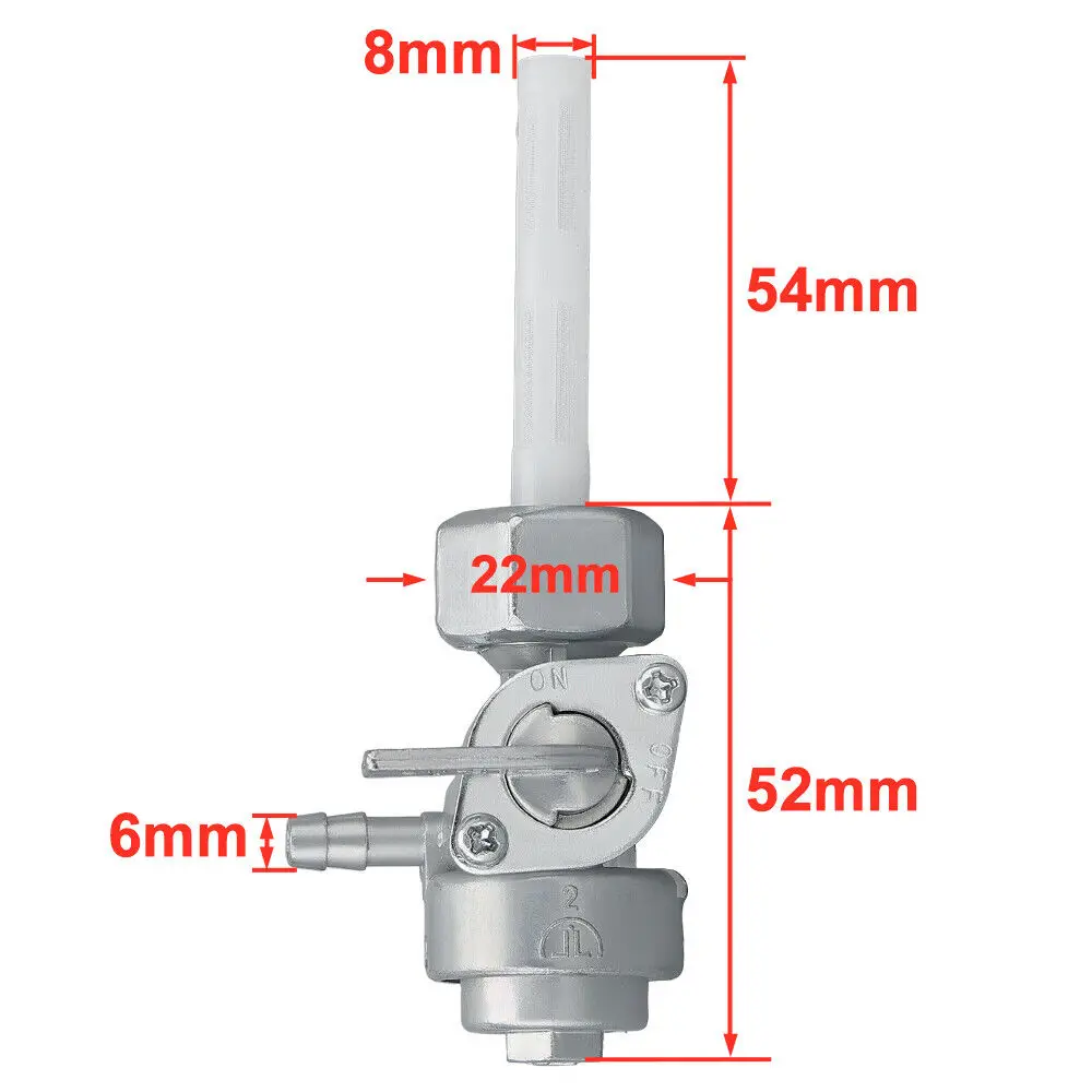 1pcs Fuel Shut On Off Valve Petcock FOR PREDATOR 69728 212cc 4000W 3200W Generator Air Tank Fuel Switch Valve Pump Cock