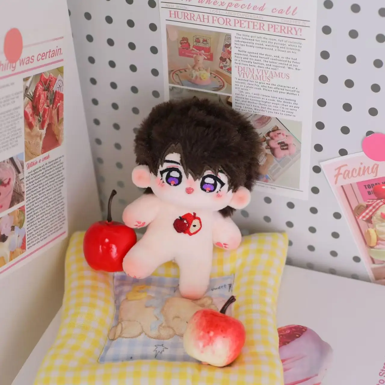 Mini poupée Zayne Love and Deepspace de 10cm, figurine de dessin animé en peluche en coton, jouet en peluche, marionnette Cosplay Kawaii, pendentif mascotte, cadeaux de noël