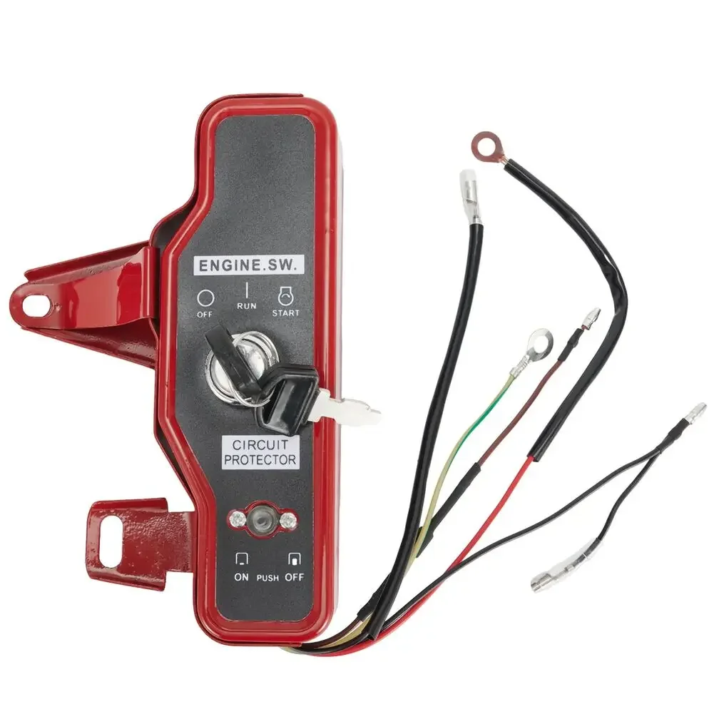 OEM Style Electric Ignition Switch Box with 2 Keys for GX200 For GX390 GX420 Engine Models Generator Lawn Care Equipment