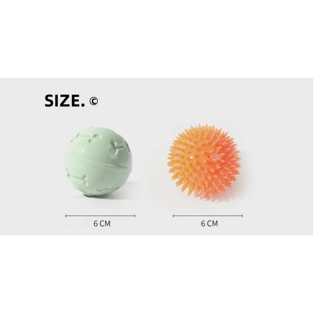Squeaky Textured Dog Chew Ball Thickened Durable Interactive Toy