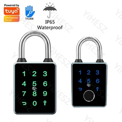 Tuya TTLOCK APP Control Password impermeabile IC Card RFID Smart lucchetto Bluetooth antifurto borsa per bagagli serratura elettronica