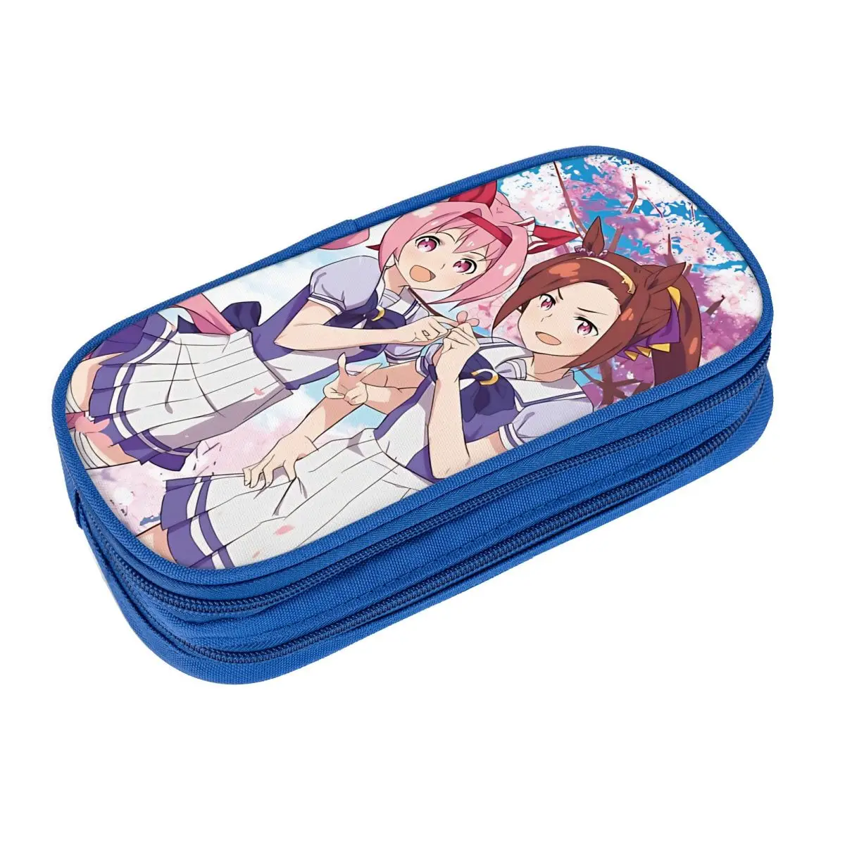 

Creative Haru Urara Uma Musume Pencil Cases Pencilcases Pen Kids Large Storage Bags School Supplies Gift Stationery