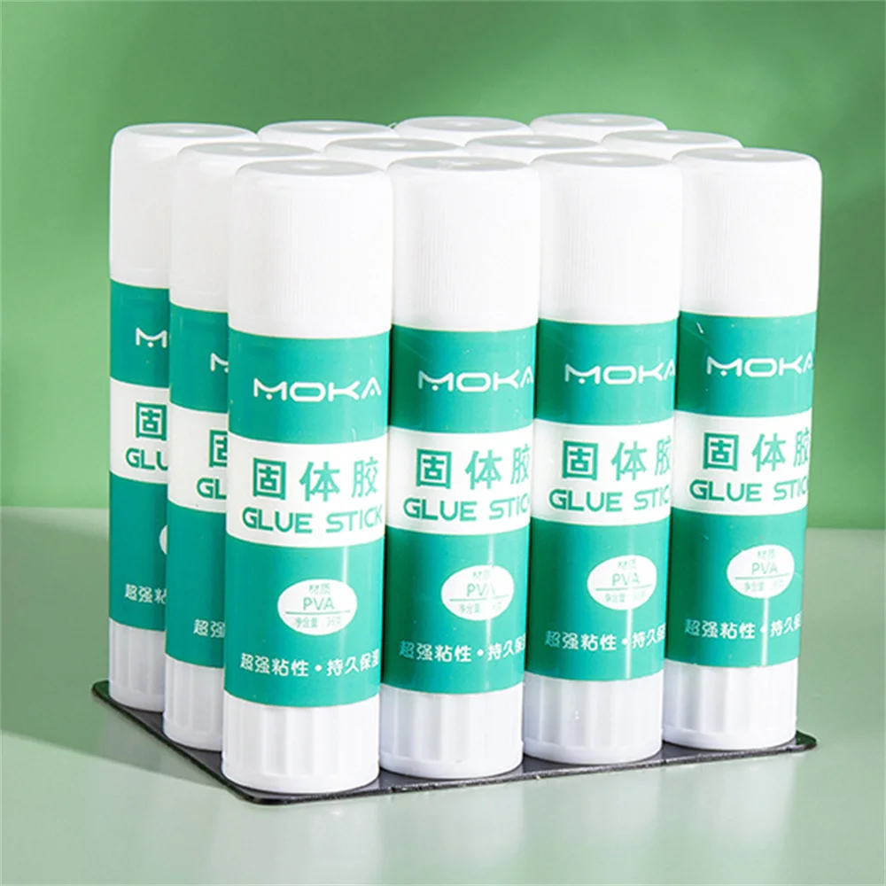 Multi-Size Portable Plastic High Viscosity Solid Glue Sticks For Paper Files Bond Student Child Stationery PVA Secret Adhesive